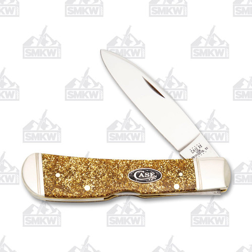 Case Sparxx Gold Stardust Kirinite Tribal Lock Folding Knife