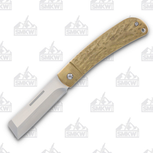 Rough Ryder Apta Modern Slip Joint Folding Knife Brass