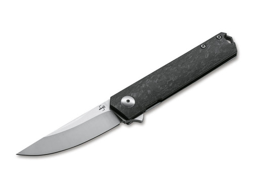 Boker Plus Kwaiken Compact Flipper 3.03 Inch Plain Satin Drop Point Front Open