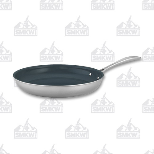 Zwilling J.A Henckels Clad CFX Stainless Steel Ceramic Nonstick 12" Fry Pan