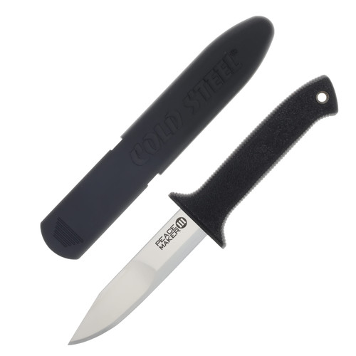 Cold Steel Peace Maker III Fixed Blade Knife 4in Plain Satin Clip Point CS20PBS