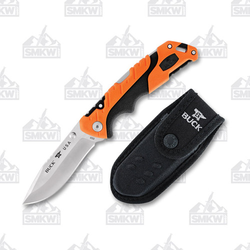 Buck 659 Pursuit Pro Lockback Folding Knife (Large  Orange)