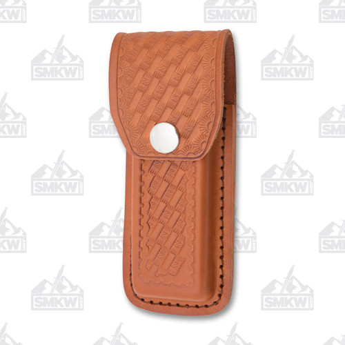 5" Leather Basketweave Sheath