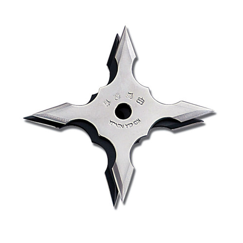 4" 4PT NINJA STAR SILVER           (200)