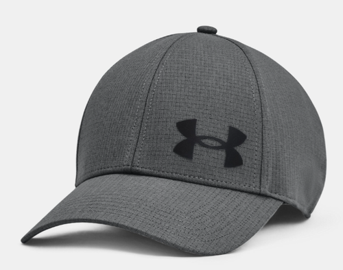 Under Armour Men's Iso Chill Vent Stretch Hat Pitch Gray