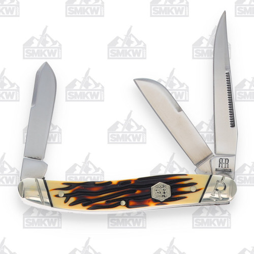 Rough Ryder Tuff Stag Slim Stockman Folding Knife