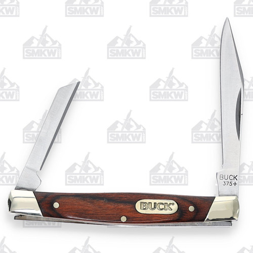 Buck 375 Deuce Folding Knife Wood Grain