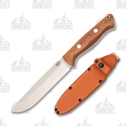 Bark River Bravo 1.5 Fixed Blade Knife Natural Rampless