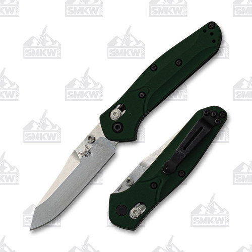 Benchmade 945 Mini Osborne Folding Knife Green G-10