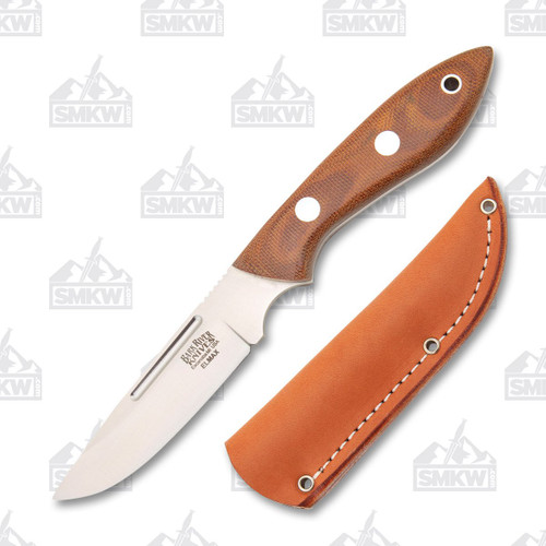 Bark River Adventurer II Fixed Blade Knife Elmax Natural