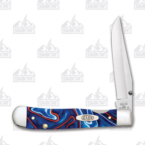 Case Patriotic Kirinite Kickstart TrapperLock Folding Knife