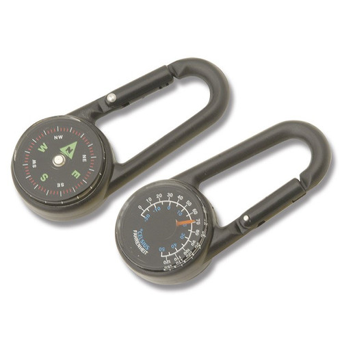 Explorer Small Carabiner Compass and Thermometer