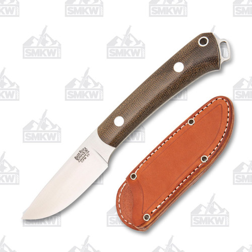 Bark River Mini Fox River Fixed Blade Knife Green