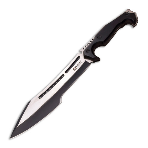 Two Tone 7.75" Fixed Blade Knife Pakkawood