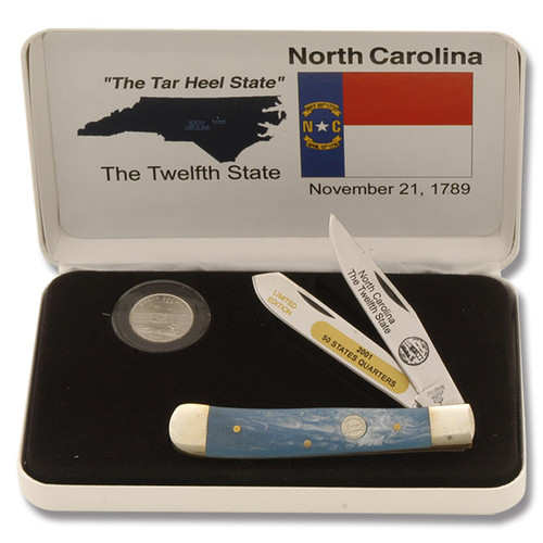 Frost Cutlery North Carolina State Quarter & Trapper Collector Set FR312NC