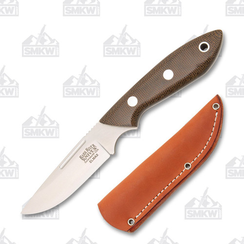 Bark River Adventurer Fixed Blade Knife Green