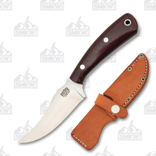 Bark River Fingerling Fixed Blade Knife Burgundy