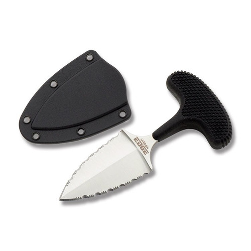 Cold Steel Urban Edge | 2.5 Inch Double Serrated Edge Push Dagger