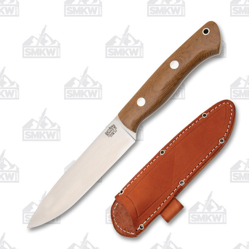 Bark River Aurora II Fixed Blade Knife Natural