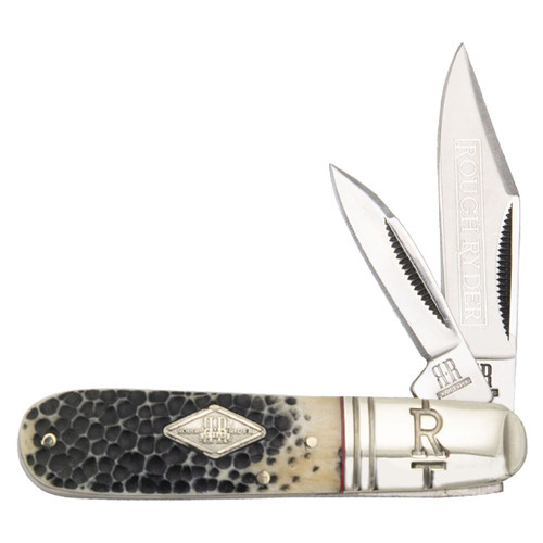 Rough Ryder Buckshot Bone Barlow Folding Knife RR2041