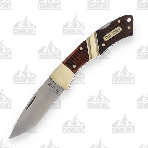 Schrade Old Timer Brass Wood Lockback