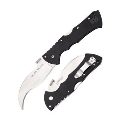 Cold Steel Black Talon II Folding Knife S35VN Plain Edge CS22B