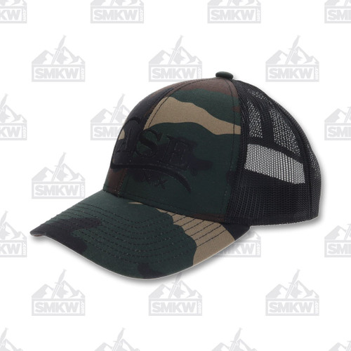 Case Logo Hat Camo Black