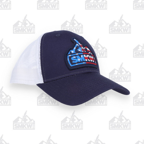 SMKW Logo Hat Navy/White