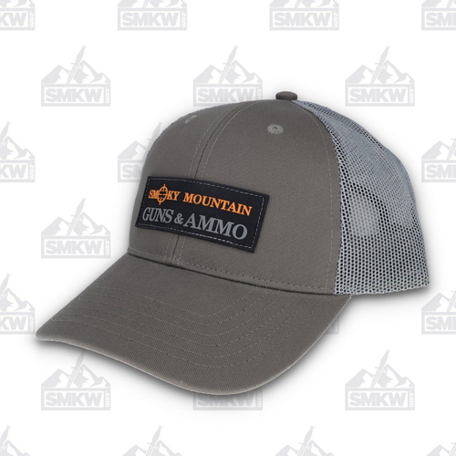 Smoky Mountain Knife Works Logo Patch Hat Olive