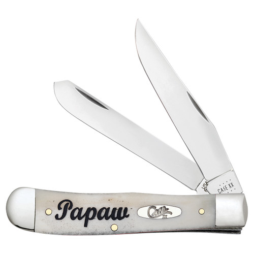 Case Papaw Natural Bone Trapper Folding Knife
