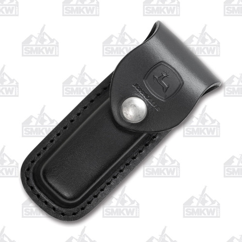 Case Black John Deere Medium Leather Sheath