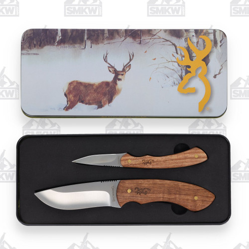 Browning Fixed Blade Knife Combo in Tin