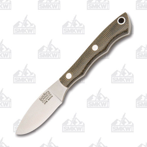 Bark River Micro Canadian Fixed Blade Knife Green