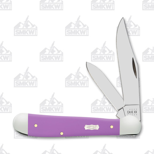 Case Lilac Synthetic Ichthus Copperhead Folding Knife