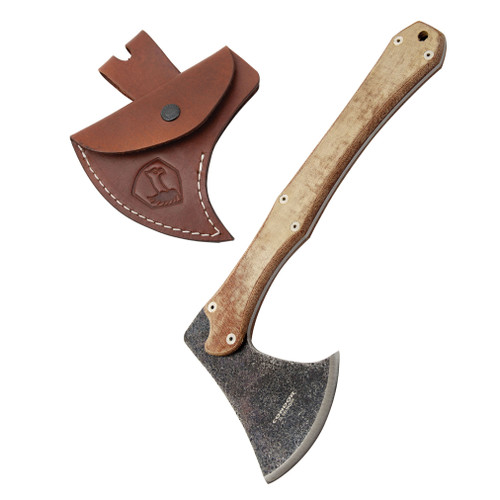 Condor Mountain Pass Axe Hatchet Tan Micarta 14in CTK62740