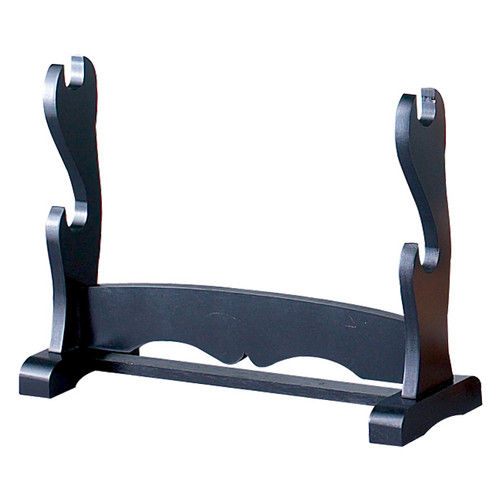 Wooden table Stand for 2 Swords DBWS2