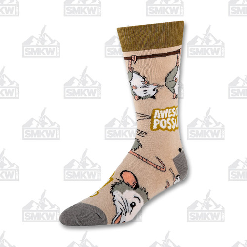 Oooh Yeah! Anything is Possumble Men's Crew Socks