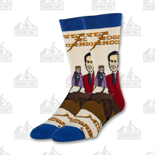 Oooh Yeah! Mr. Rogers and Friday Men's Crew Socks