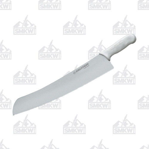 Dexter Russell Sani-Safe Stainless Steel 16" Pizza Knife White Handle