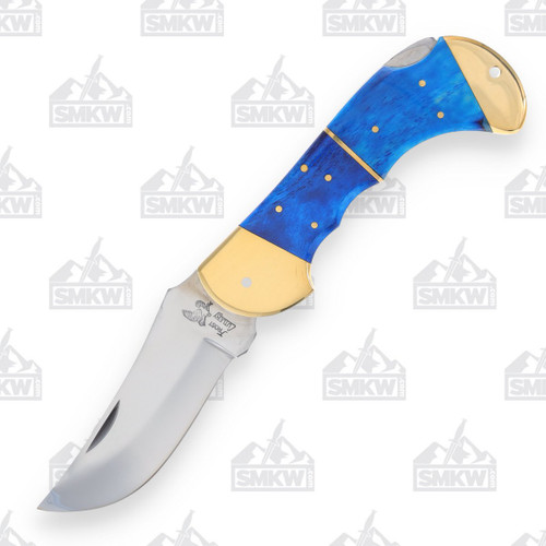 Frost Comanche Bigfoot Blue Bone Lockback FRKJ5BLSB