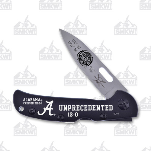 Frost Alabama 2020 Champs Black Lockback Folding Knife AL20180B