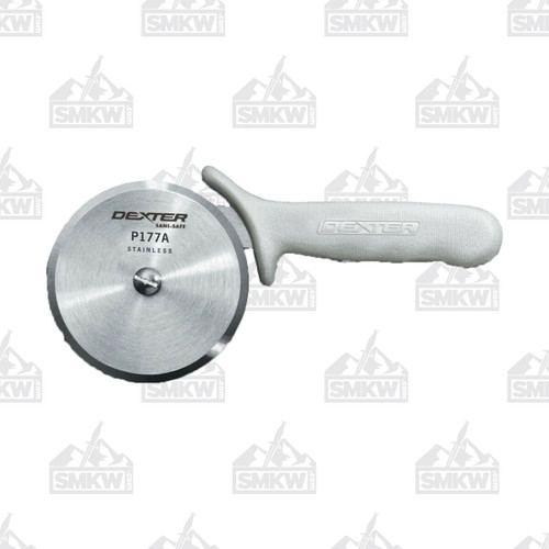 Dexter Russell 4" Sani-Safe White Pizza Cutter Model P177A PCP