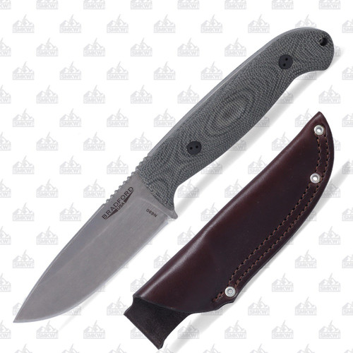 Bradford Guardian 4.5 Fixed Blade Knife Black Micarta