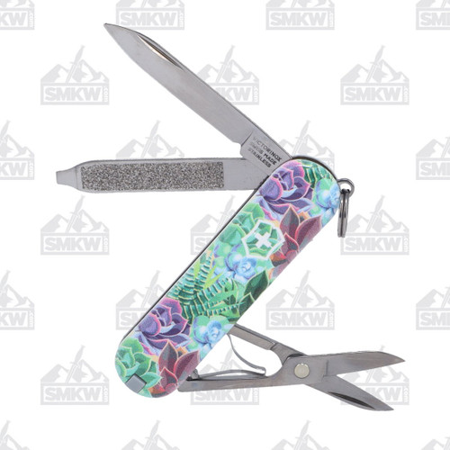 Victorinox Classic SD Swiss Army Knife Succulents