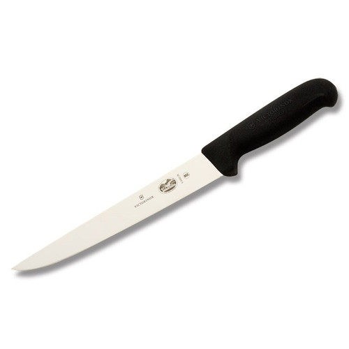 Victorinox Fibrox Pro Stiff Slicing Knife 8 Inch Plain Drop Point