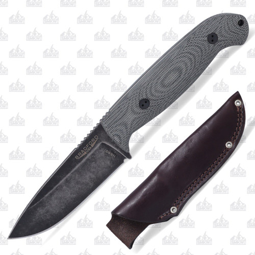 Bradford Guardian 4.5 Fixed Blade Knife Nimbus Black Micarta