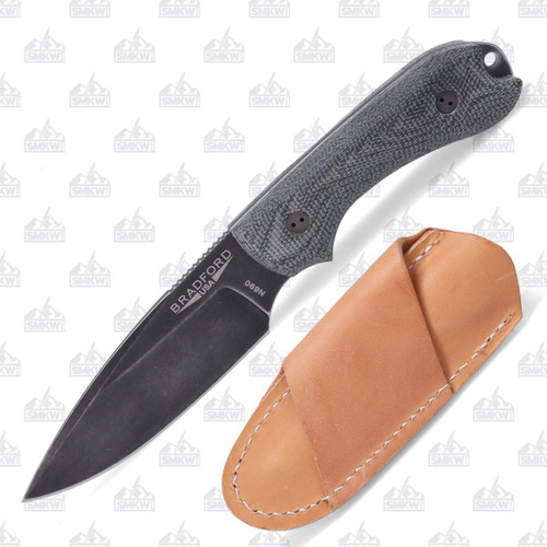 Bradford Guardian 3 Nimbus Fixed Blade Knife Black Micarta