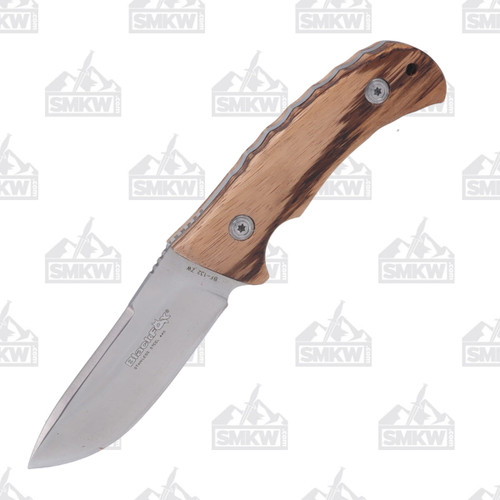 Black Fox Zebra Wood Fixed Blade Knife