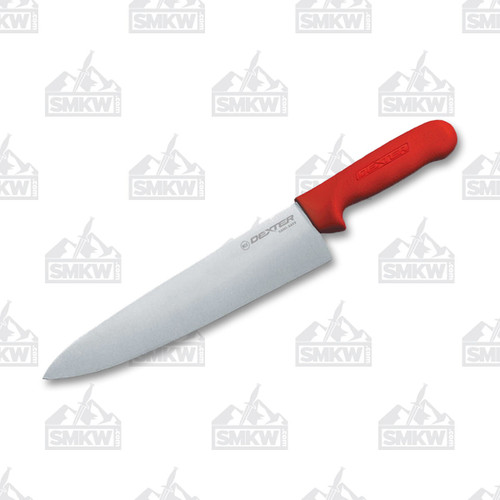 Dexter Russell Sani-Safe Stainless Steel 10" Cook's Knife Red Handle DR12433R