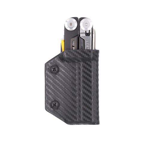 Clip & Carry Black Carbon Fiber Sheath for Leatherman Signal